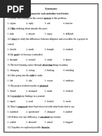 Synonyms Antonyms Worksheet 131205115206 Phpapp01