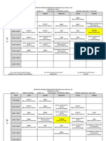 CENTRO DE ESTUDIOS TECNOLOGICOS Industrial y de Servicios No. 125 - Horario de Clases