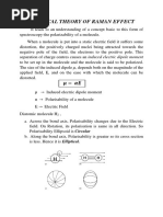 Classical Theory of Raman Effect