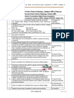 JNKVV&RVSKVV PG Counselling Schedule As On 13 Aug 2022