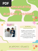 Communication For Academic Purposes