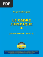 Le Cadre Juridique: Roger Cadiergues