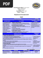 Planeacion Del 13 Al 16 de Septiembre de 2021