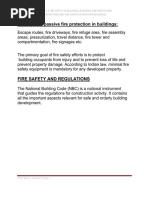 Fire Safety in Buildings & Passive Fire Protection - Sent To Students