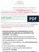 Sucesion Unidad Xi Legitima Power Point