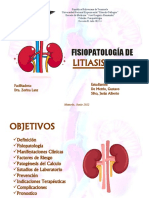 Fisiopatología de LITIASIS RENAL