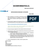 Instrucciones de Descarga y Activación Psicoinformatica 2022