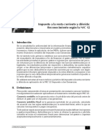 Lectura de Actividad 21-23 - Impuesto A La Renta Corriente y Diferido Reconocimiento Segun La NIC 12