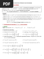 2nde - Cours Fonctions Polynomes - PROF