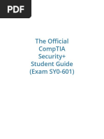 Downloadable Official CompTIA Security+ Student Guide