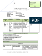 Sesión de Aprendizaje #05 - 2do Secundaria - Iii Bim