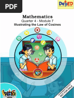 MATH 9 Q4 Module 7 Illustrating The Law of Cosines 1