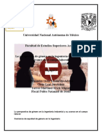 La Perspectiva de Género en La Ingeniería Industrial y Su Avance en El Campo Laboral