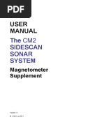 CM2 User Manual, Magnetometer Supplement 1 - 1