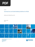 Overhead Lines and Cable Modeling Guidelines For PSCAD