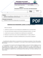 Guía Filosofía Cuarto Medio - 26 Agosto