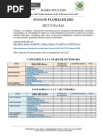 Juegos Florales 2022 Secundaria