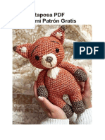 Fiona A Raposa PDF Amigurumi Patron Gratis