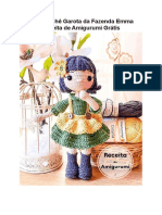 PDF Croche Garota Da Fazenda Emma Receita de Amigurumi Gratis