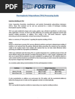 Foster TPU Processing Guidelines