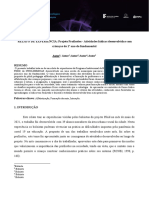 RELATO DE EXPERIÊNCIA - Projeto Profissões - Atividades Lúdicas Desenvolvidas Com Crianças Do 1º Ano Do Fundamental