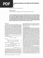 Noncatalytic Heterogeneous Kinetics in The Engel-Precht Potassium