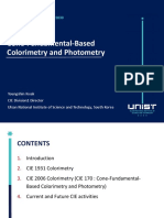 CIE 170 Cone-Fundamental-. Based Colorimetry and Photometry