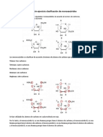 Resolución Ejercicio Clasificación de Monosacáridos