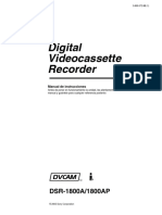 Dvcam VCR Manual