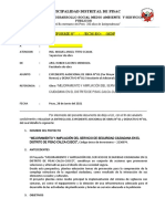 Informe de Adicionales Pisac