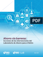 Ahorro Sin Barreras Lecciones de Las Intervenciones Del Laboratorio de Ahorro para El Retiro