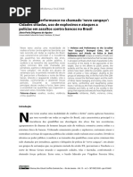 Violência e Performance No Chamado Novo Cangaço