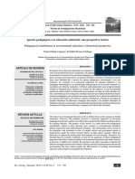 VOL 20 #3 VOL 20 #3 VOL 20 #3: Aportes Pedagógicos A La Educación Ambiental: Una Perspectiva Teórica