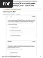 Historial de Exámenes para Vargas Amaya Karen Yulieth - Actividad de Puntos Evaluables - Escenario 5