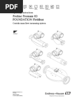 FOUNDATION Fieldbus Operating Instructions Proline Promass 83