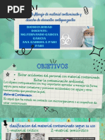 Técnica de Manejo de Material Contaminado y Desecho de Elementos Cortopunzantes...