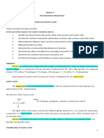 Module 5 Amino Acids, Proteins and Nucleic Acids