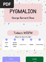 George Bernard Shaw Pygmalion