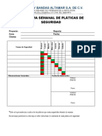 FO-HSES-018 Programa Semanal de Pláticas de Seguridad