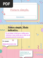 Presentación Futuro Simple, Modo Indicativo.