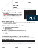 TD1 Initiation Au HTML