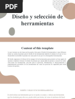 Diseño y Seleccion de Herramientas