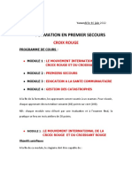 Secourisme Plan