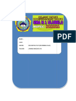 LKPD Work Sheet Descriptive Text Kelas X Sma