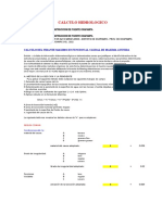 Calculo Hidrologico OXA