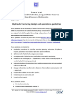 Guidelines For Hydraulic Fracturing