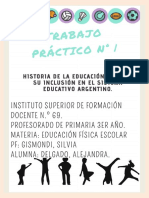 Historia de La Educacion Fisica Argentina - Linea de Tiempo