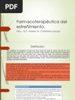 Farmacoterapéutica de Estreñimiento