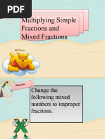 Multiplication of Fractions