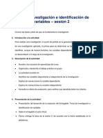 S2 - Tema de Investigación e Identificación de Variables